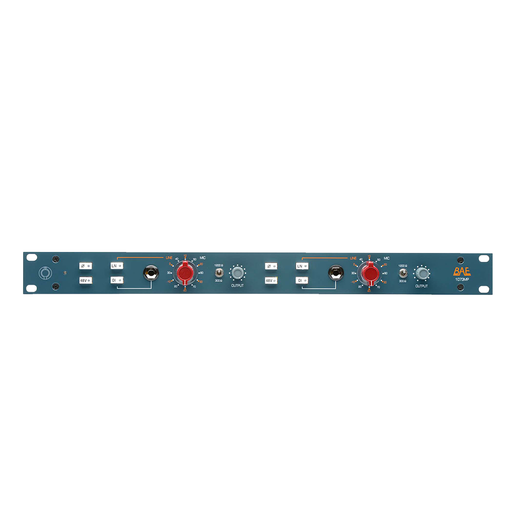 BAE 1073 MP with PSU Dual Channel Mic Preamp / DI with Power Supply