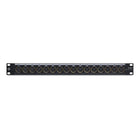 Black Lion Audio PBRXLR16FDSUB 16-point Gold-Plated Female XLR/DB25 Patchbay