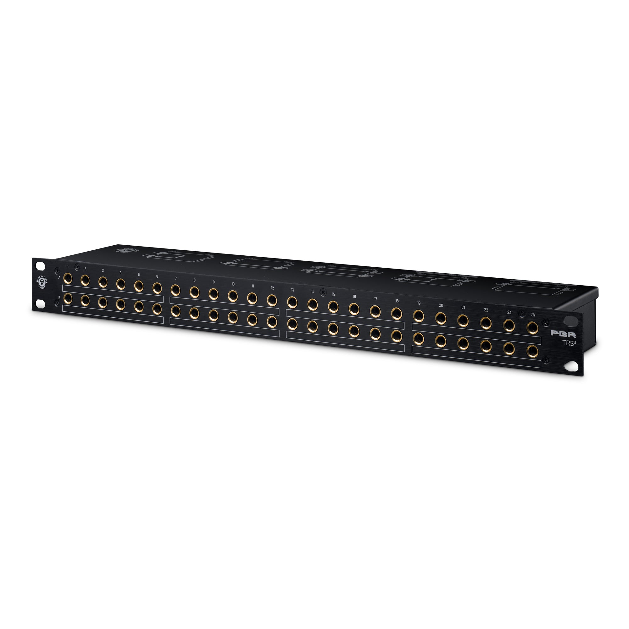 Black Lion Audio PBR-PBR TRS³ 48-Point TRS Patchbay with Rear-Mounted 3-Way Mode Switches