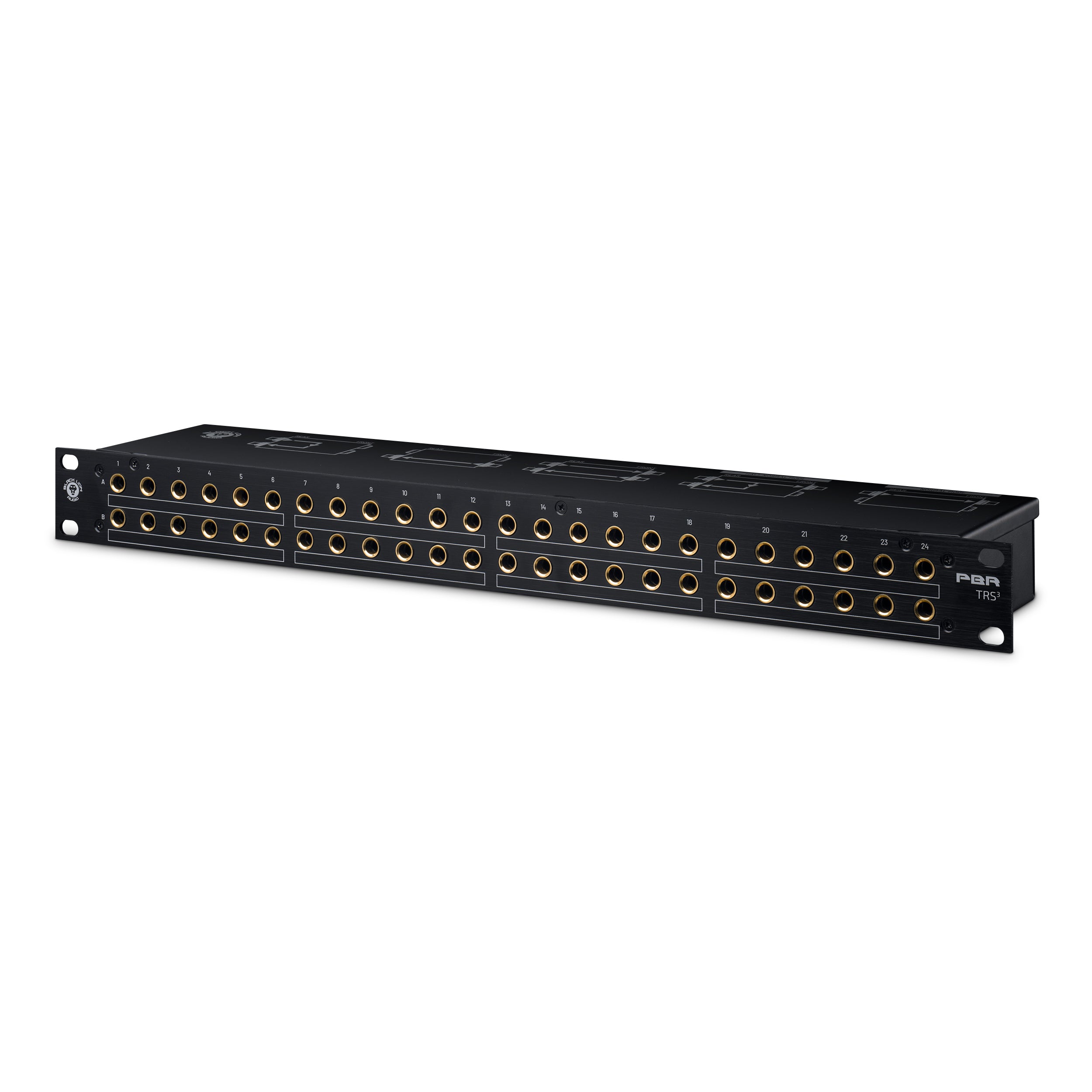 Black Lion Audio PBR-PBR TRS³ 48-Point TRS Patchbay with Rear-Mounted 3-Way Mode Switches