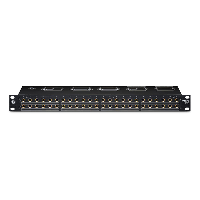 Black Lion Audio PBR-PBR TRS³ 48-Point TRS Patchbay with Rear-Mounted 3-Way Mode Switches