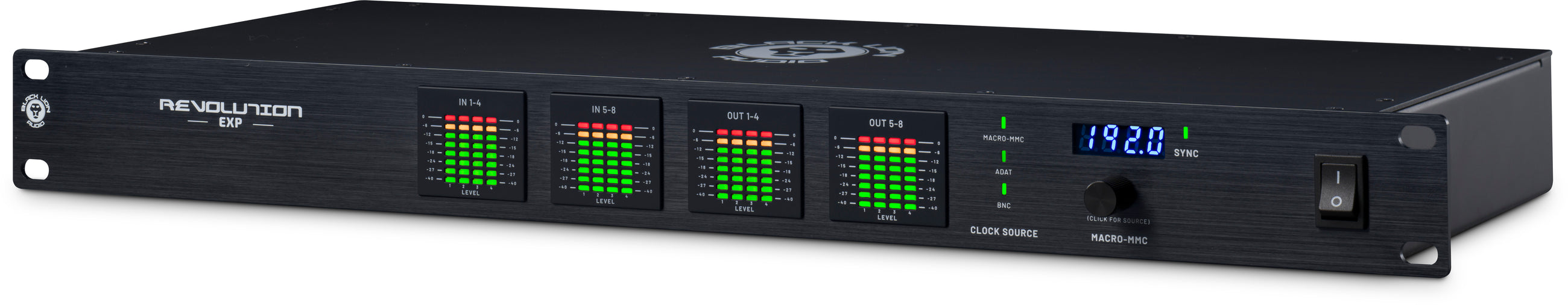 Black Lion Audio Revolution EXP 8x8 AD/DA Converter & Word Clock with ADAT