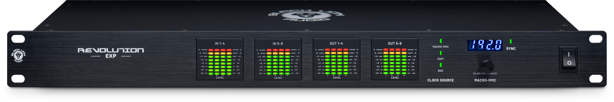 Black Lion Audio Revolution EXP 8x8 AD/DA Converter & Word Clock with ADAT