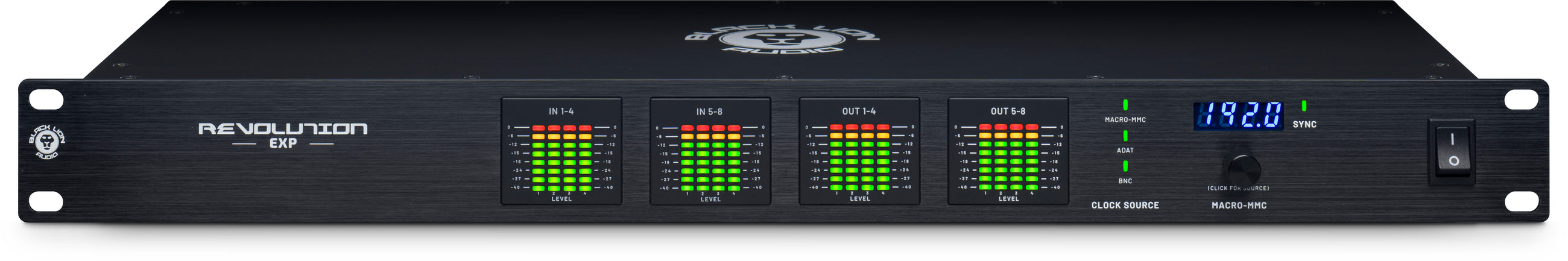 Black Lion Audio Revolution EXP 8x8 AD/DA Converter & Word Clock with ADAT