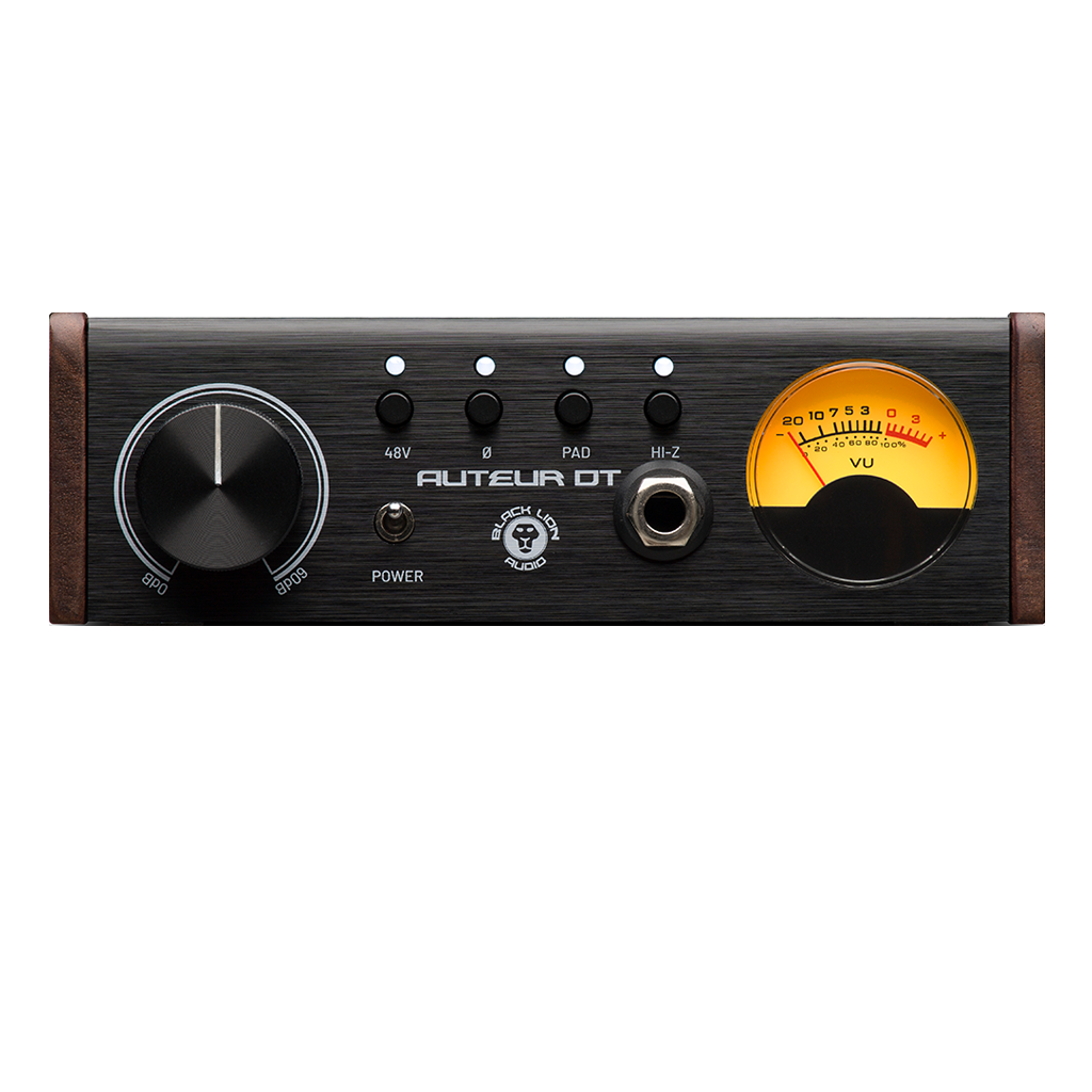 Black Lion Audio Auteur DT Transformer-Coupled Desktop Preamplifier