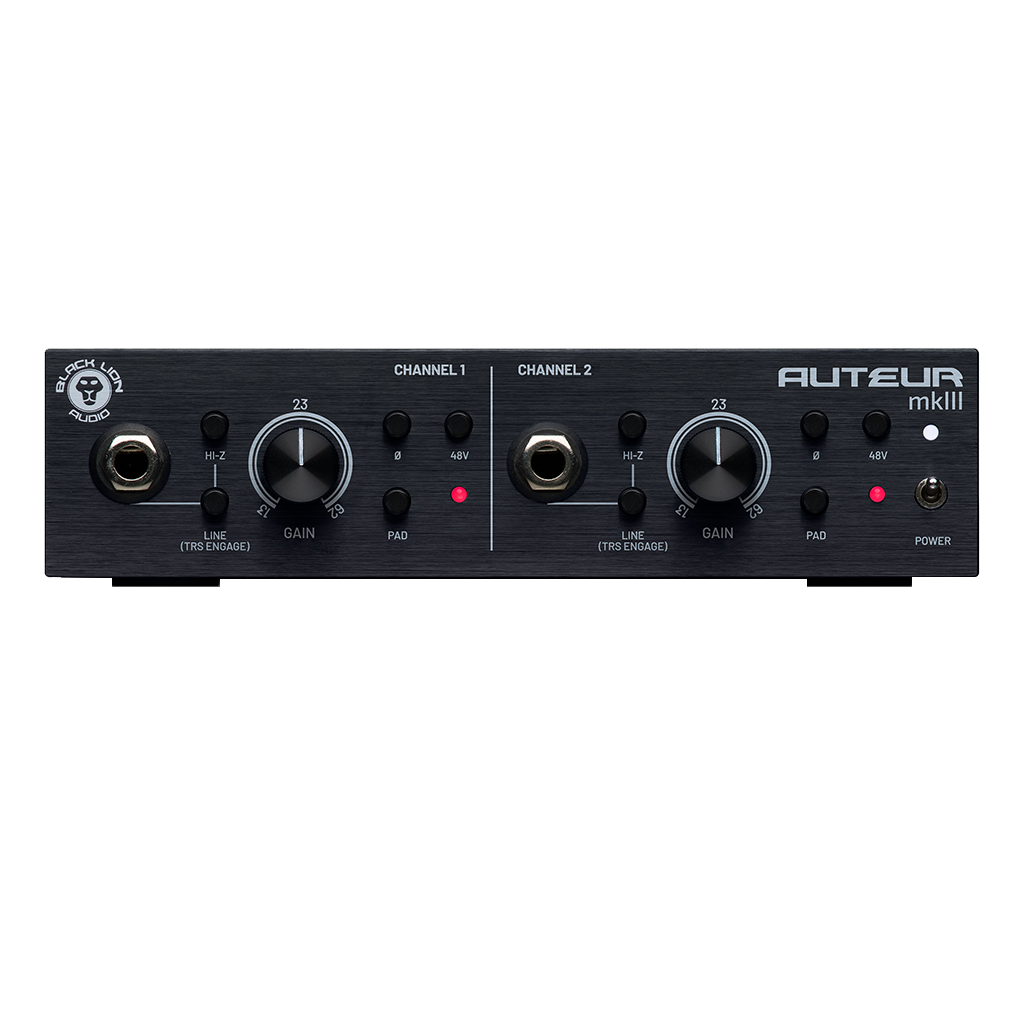 Black Lion Audio Auteur Mk III - Two Channel Mic Preamp