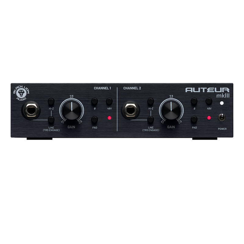Black Lion Audio Auteur Mk III - Two Channel Mic Preamp