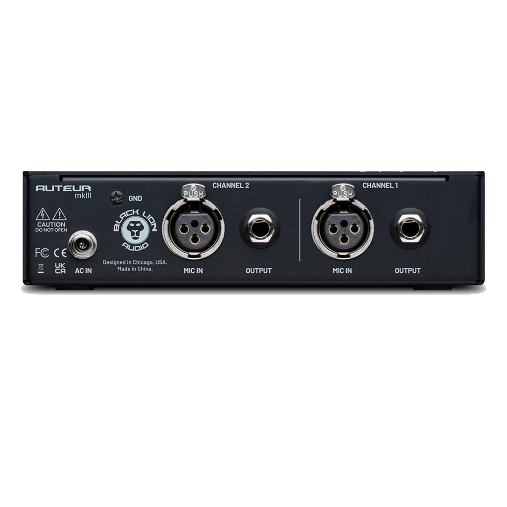 Black Lion Audio Auteur Mk III - Two Channel Mic Preamp