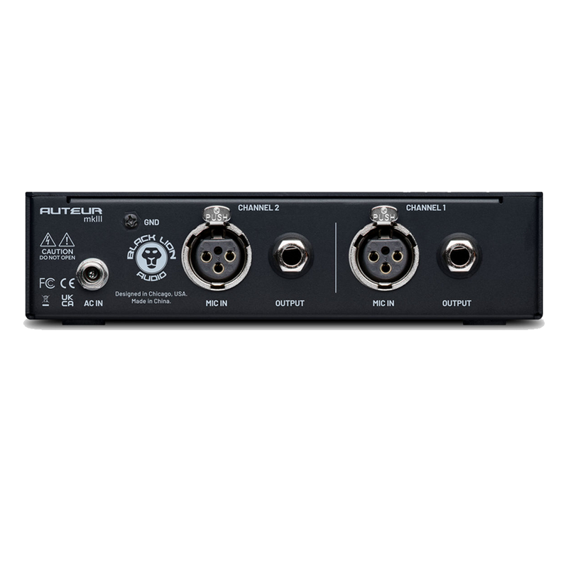 Black Lion Audio Auteur Mk III - Two Channel Mic Preamp