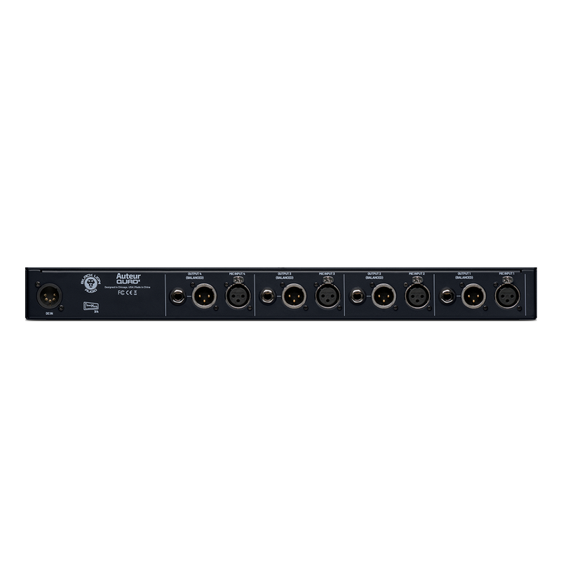 Black Lion Audio Auteur Quad 2 Versatile 4-Channel Mic/Line/DI Preamp with Cinemag Transformers