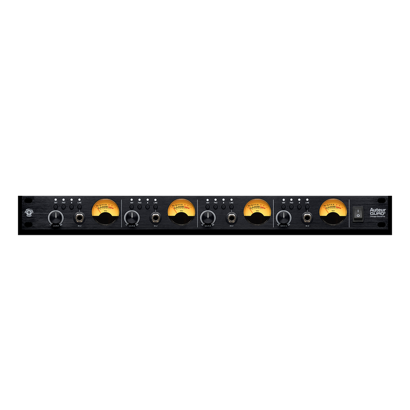 Black Lion Audio Auteur Quad 2 Versatile 4-Channel Mic/Line/DI Preamp with Cinemag Transformers
