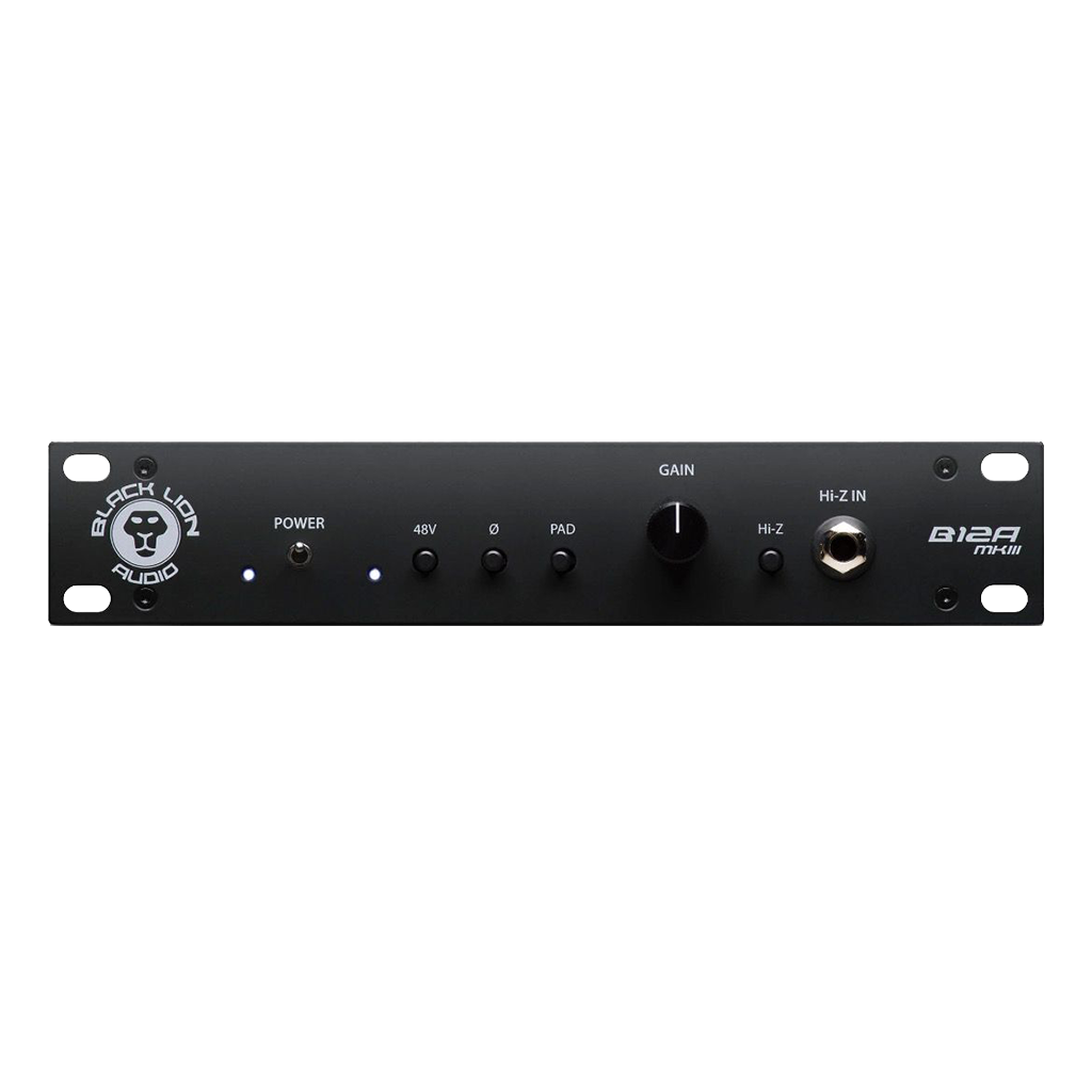 Black Lion Audio B12A MKIII Half-Rack American-Styled Mic Pre
