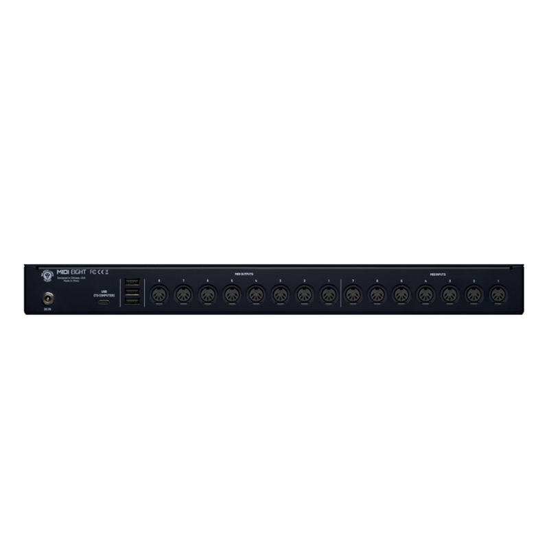 Black Lion Audio MIDI8 8-in 8-Out MIDI Interface with Standalone Functionality & Powered USB Hub