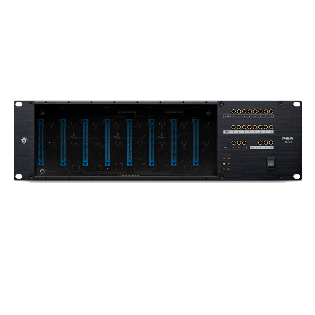 Black Lion Audio PBR 8–500 8-Slot 500 Series Rack with Built-In Patchbay