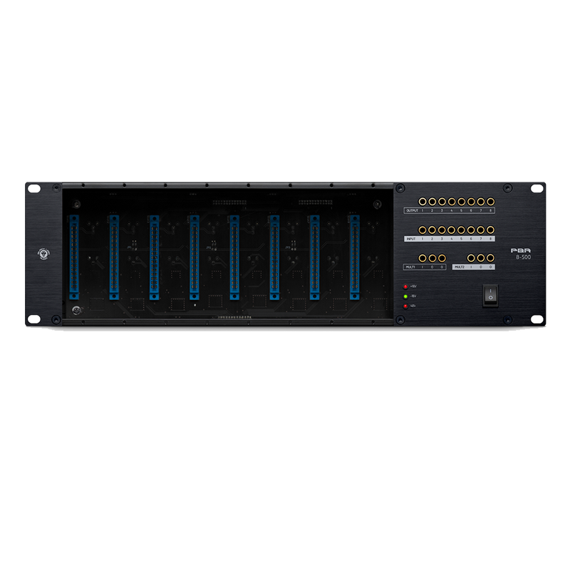 Black Lion Audio PBR 8–500 8-Slot 500 Series Rack with Built-In Patchbay