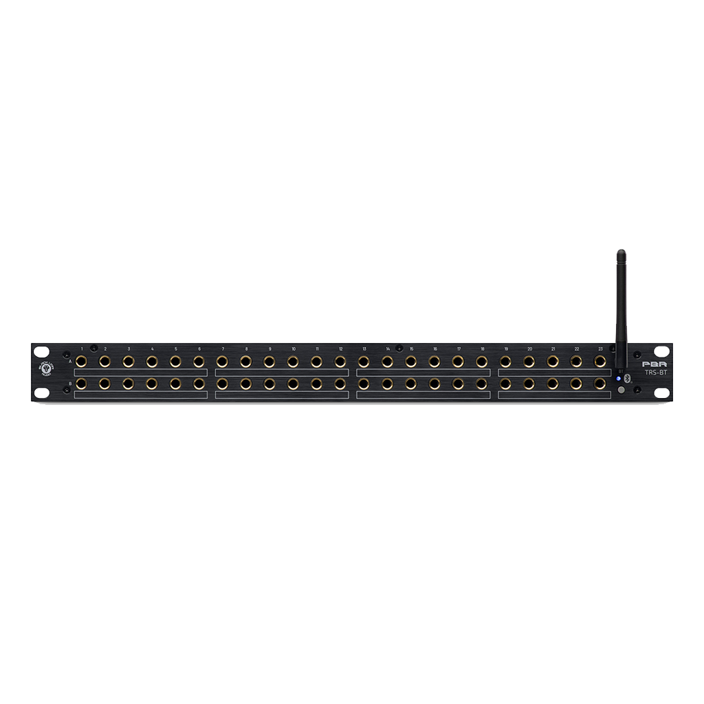 Black Lion Audio PBR TRS-BT 48-Point Gold Plated TRS Patchbay with Blue Tooth