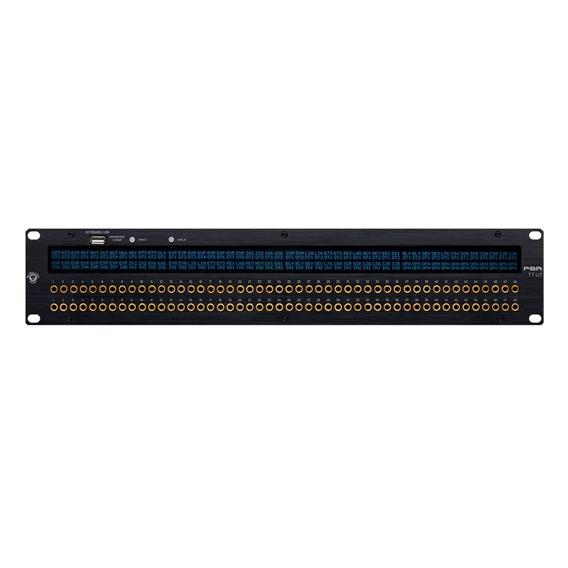 Black Lion Audio PBR TT-LIT 96-Point TT Patchbay with Customisable LED Display