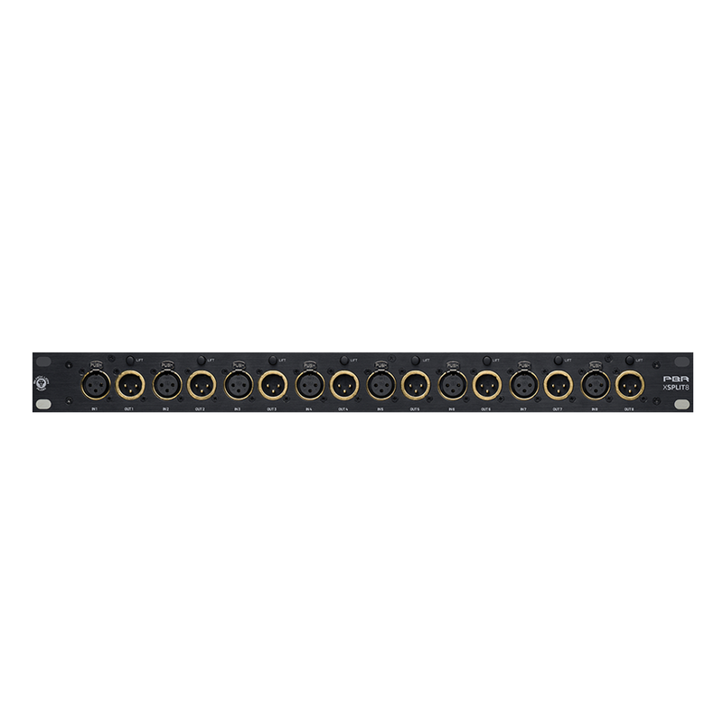 Black Lion Audio PBR XSplit8 Passive XLR Splitter with Transformer-Isolated Outputs