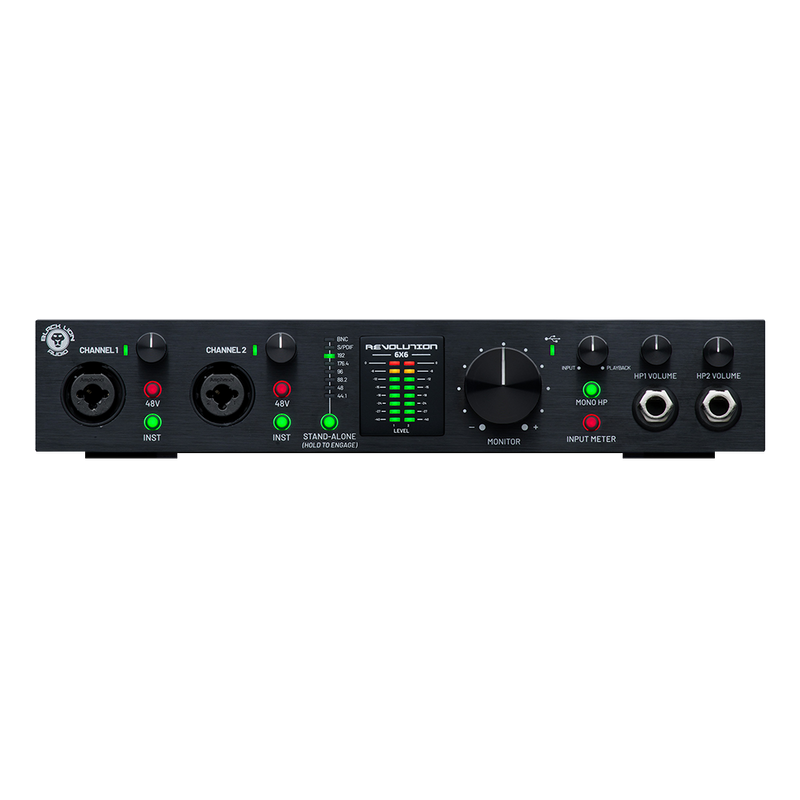 Black Lion Audio Revolution 6 x 6 6-In / 6-Out USB Audio Interface / Word Clock / DAC / ADC with USB OTG