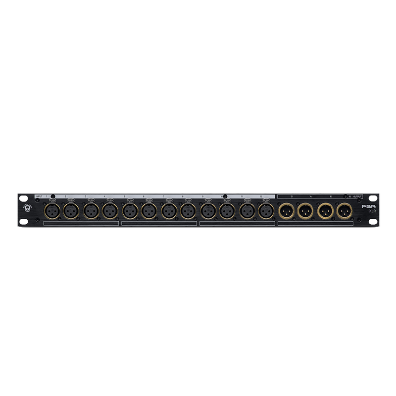 Black Lion Audio XLR 16-Point Gold Plated XLR Patchbay