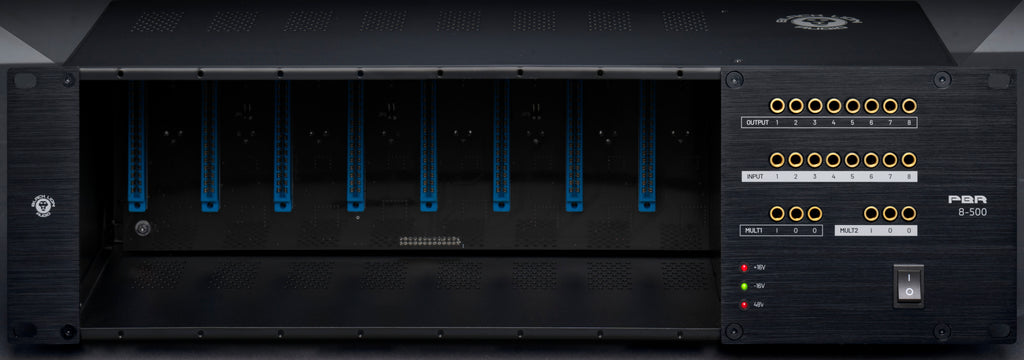Black Lion Audio PBR 8–500 8-Slot 500 Series Rack with Built-in