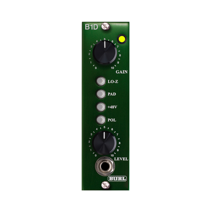 Burl B1 or B1 D 500 Series Mic Preamp & DI
