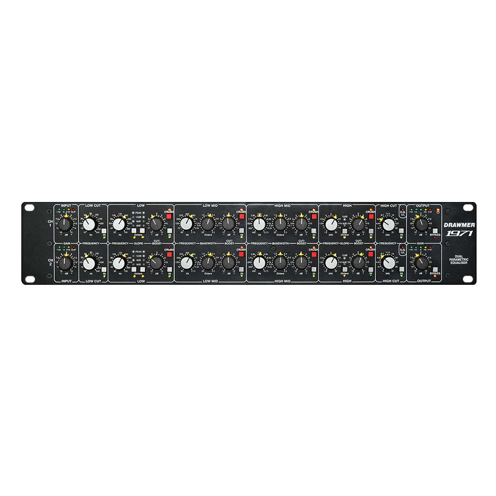 Drawmer 1971 Dual 4 Band Parametric Equalizer
