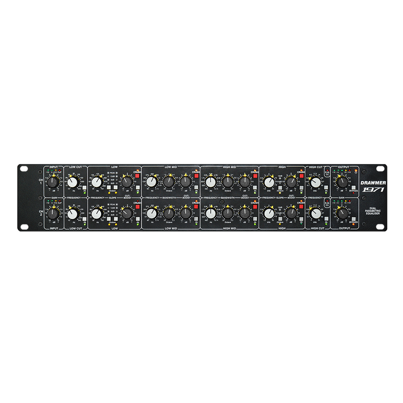 Drawmer 1971 Dual 4 Band Parametric Equalizer