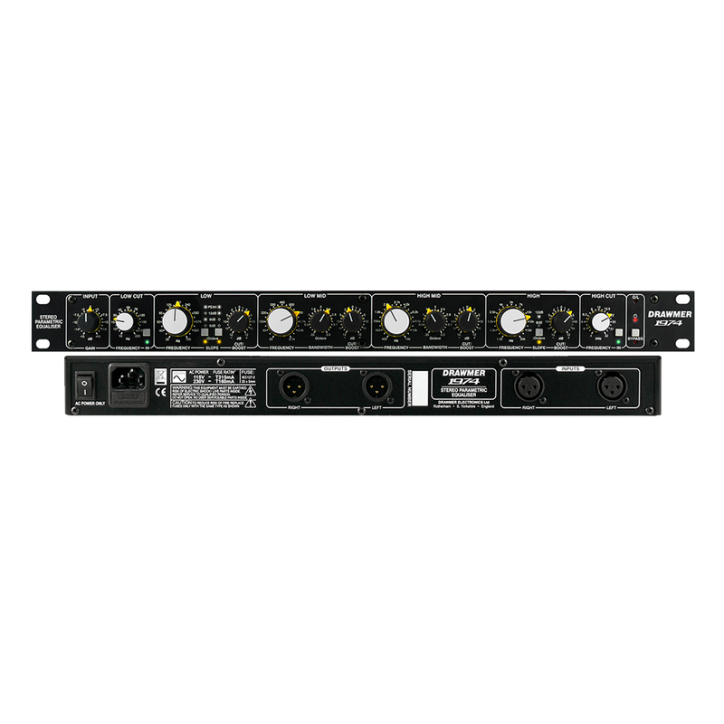 Drawmer 1974 Stereo Parametric Equalizer