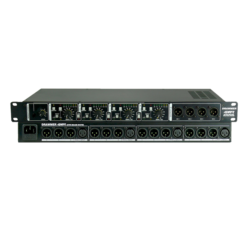 Drawmer 4X4R - Rackmount Active Splitter