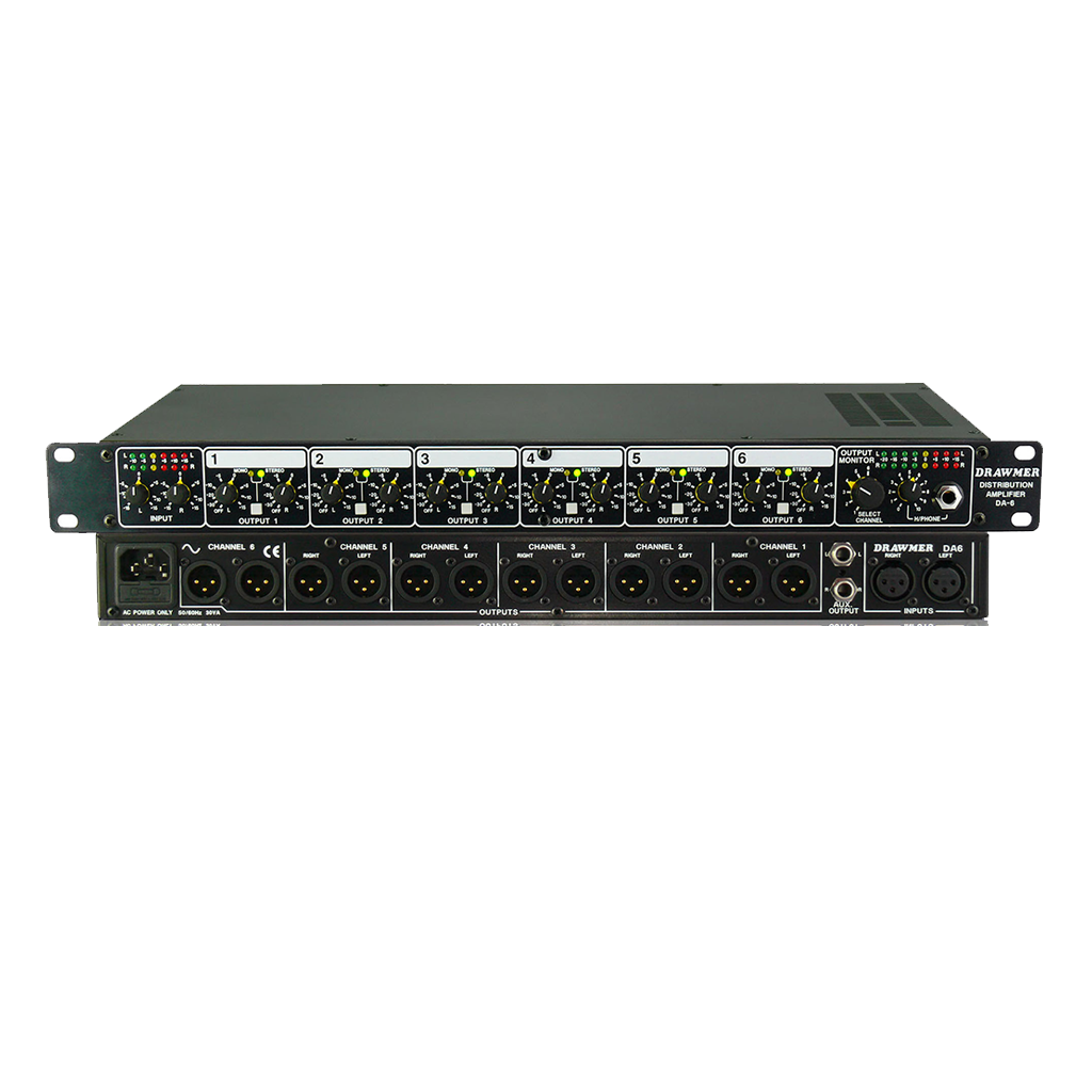 Drawmer DA6 - Balanced Distribution Amplifier