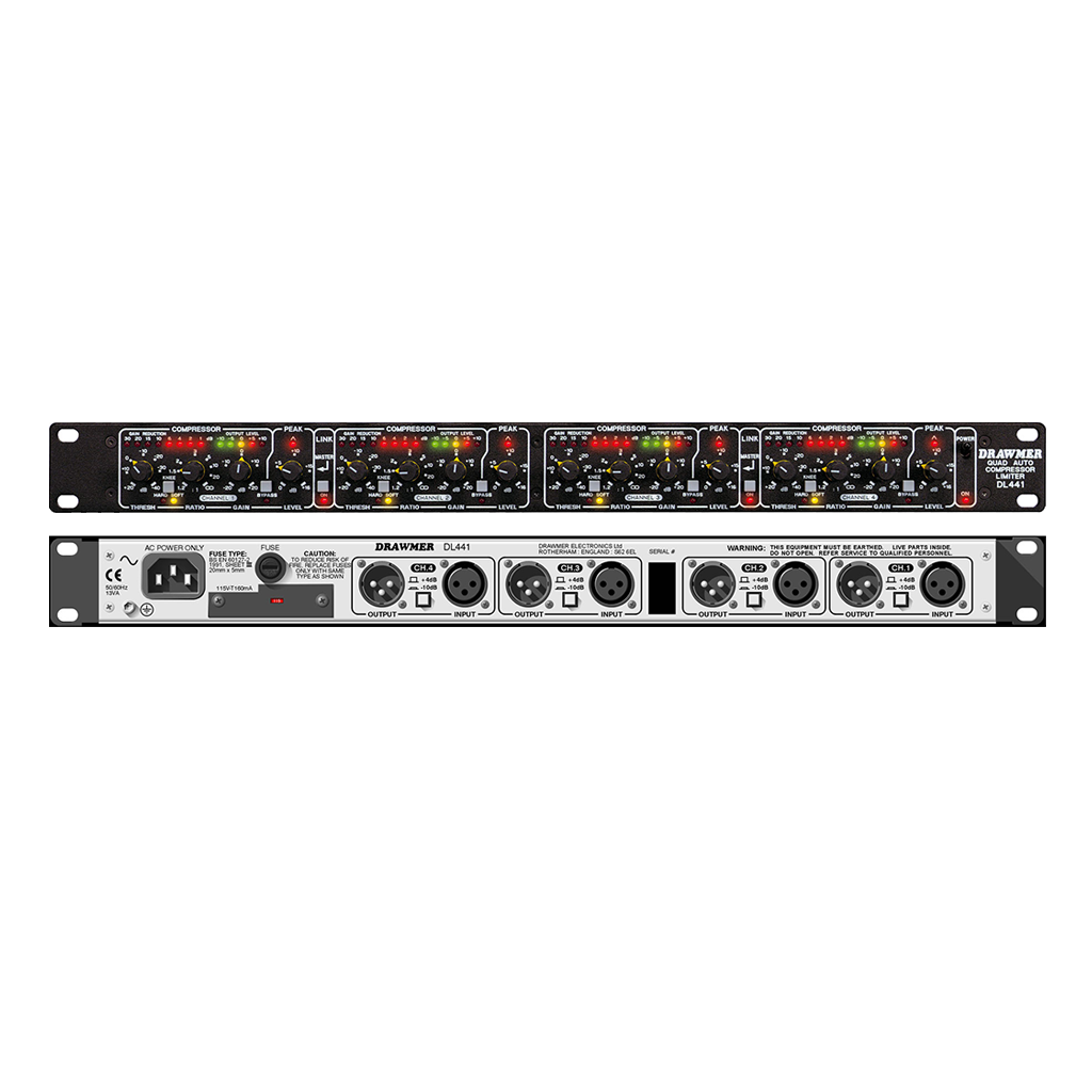 Drawmer DL441 - Quad Auto Compressor Limiter