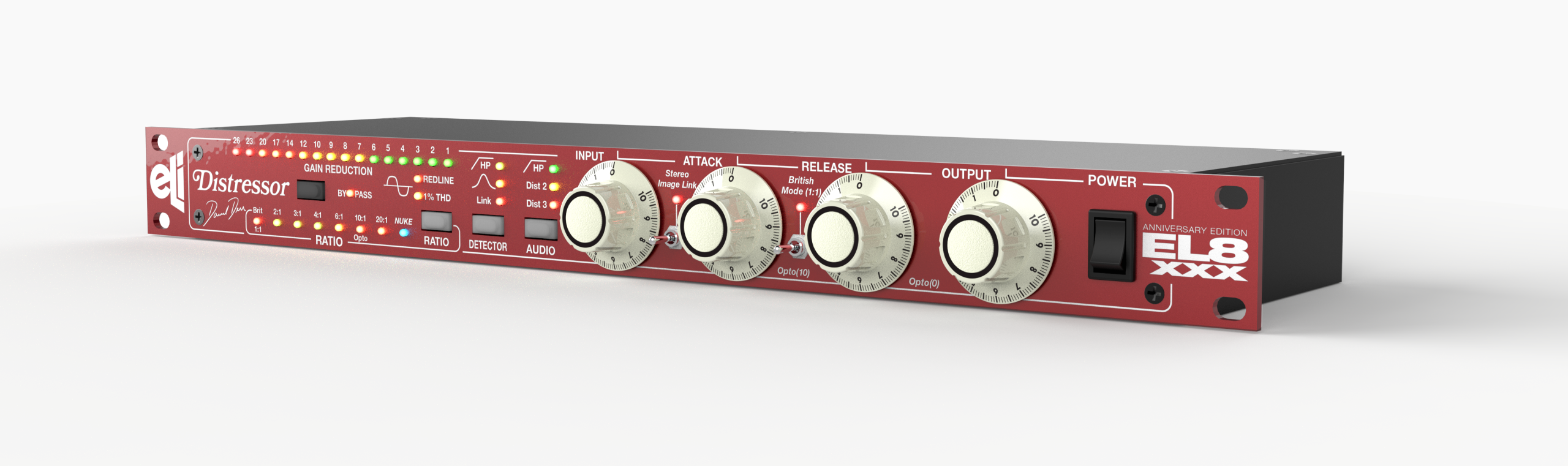 Empirical Labs Inc EL8-XXX Distressor with Brit Mod & Stereo Image Link 30th Anniversary Limited Edition