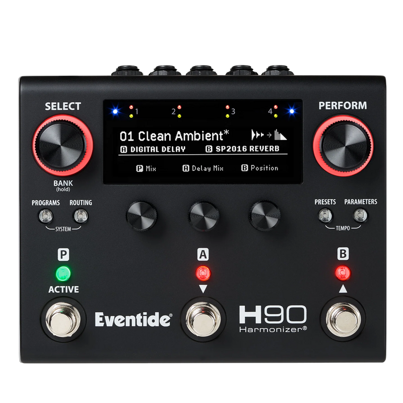Eventide H90 Dark Premier Multi-FX Pedal with 62 Studio-Quality Effects & Flexible I/O Ltd Edition