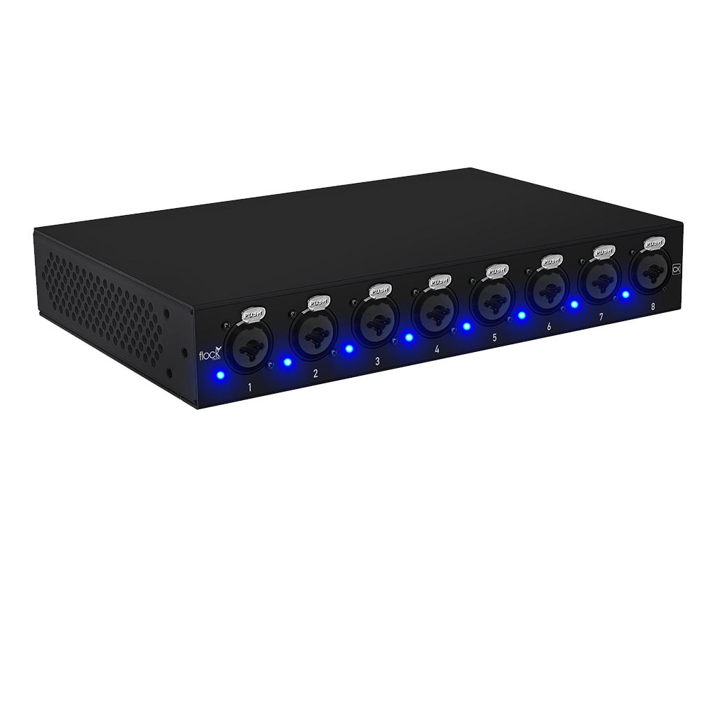 Flock Audio CX 8 Channel Mic / Instrument / Line Level Adjuster Module