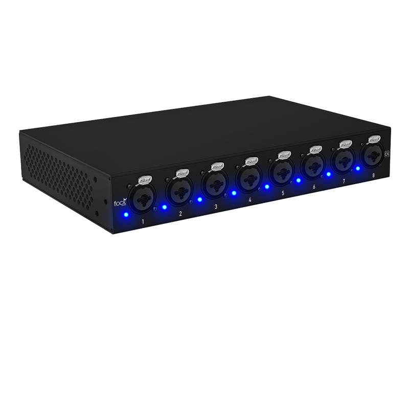 Flock Audio CX 8 Channel Mic / Instrument / Line Level Adjuster Module