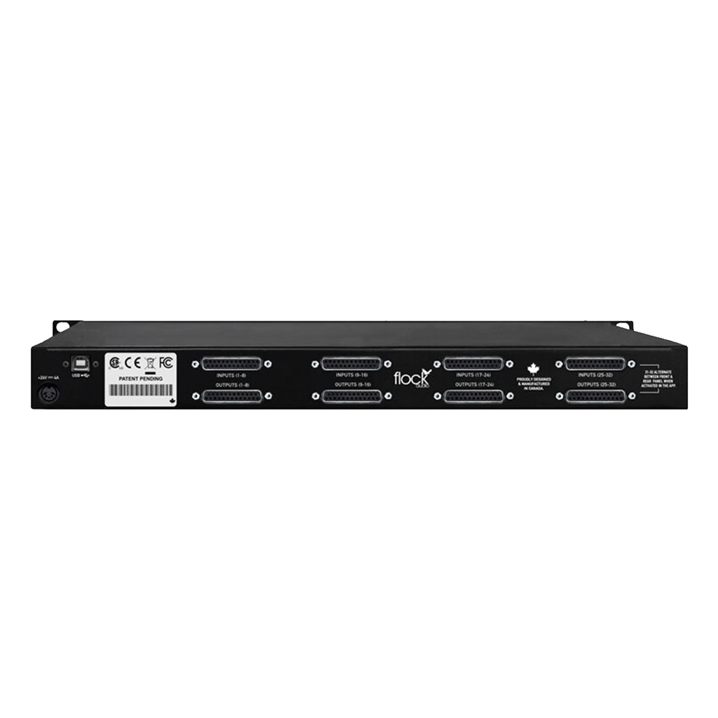 Flock Audio PATCH 64-Point Digitally Controlled Analog Patch Bay