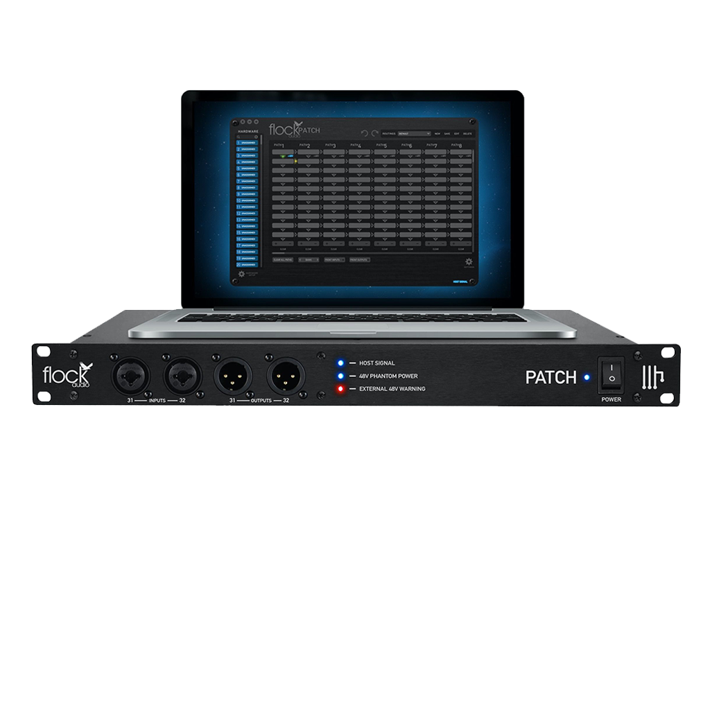 Flock Audio PATCH 64-Point Digitally Controlled Analog Patch Bay