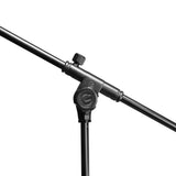 Gravity TMS 4232 B Touring Series Short Microphone Stand with 2-Point Adjustment Telescoping Boom