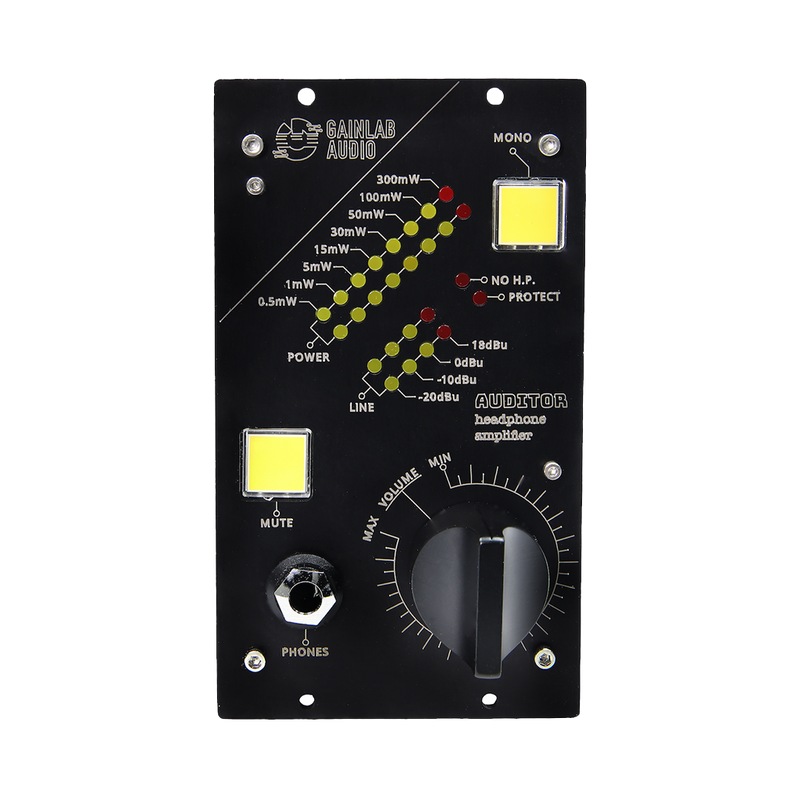 Gainlab Audio Auditor 500 Series Professional Headphone Amplifier