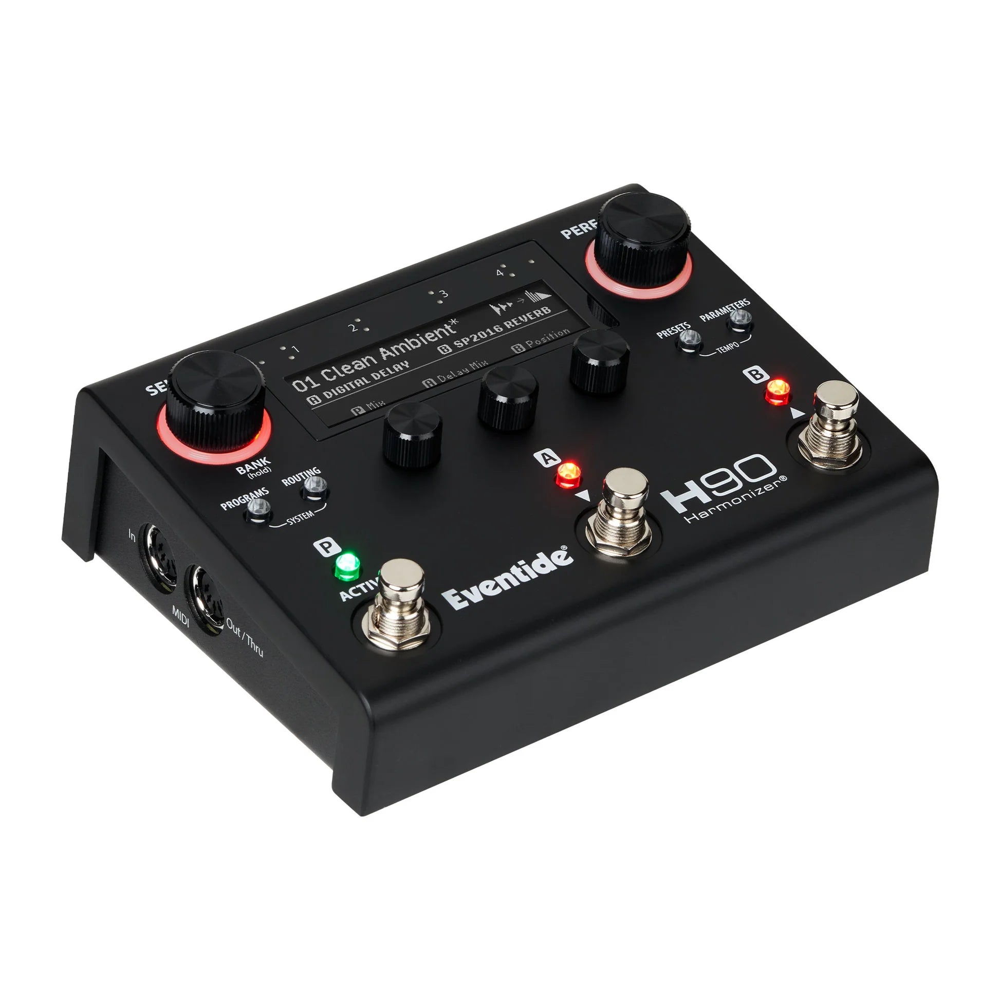 Eventide H90 Dark Premier Multi-FX Pedal with 62 Studio-Quality Effects & Flexible I/O Ltd Edition
