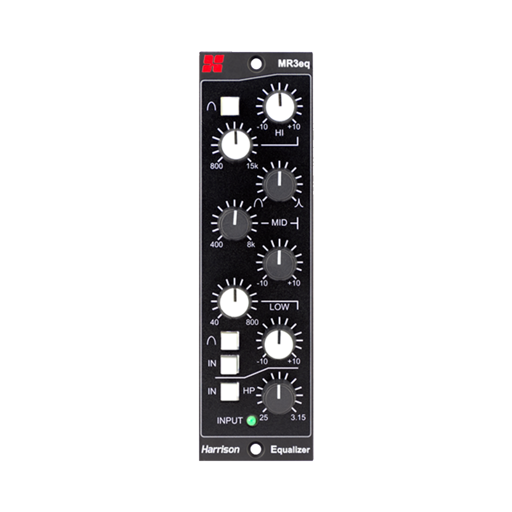 Harrison Audio MR3EQ 500 Series 3-Band Parametric EQ with HP Filters