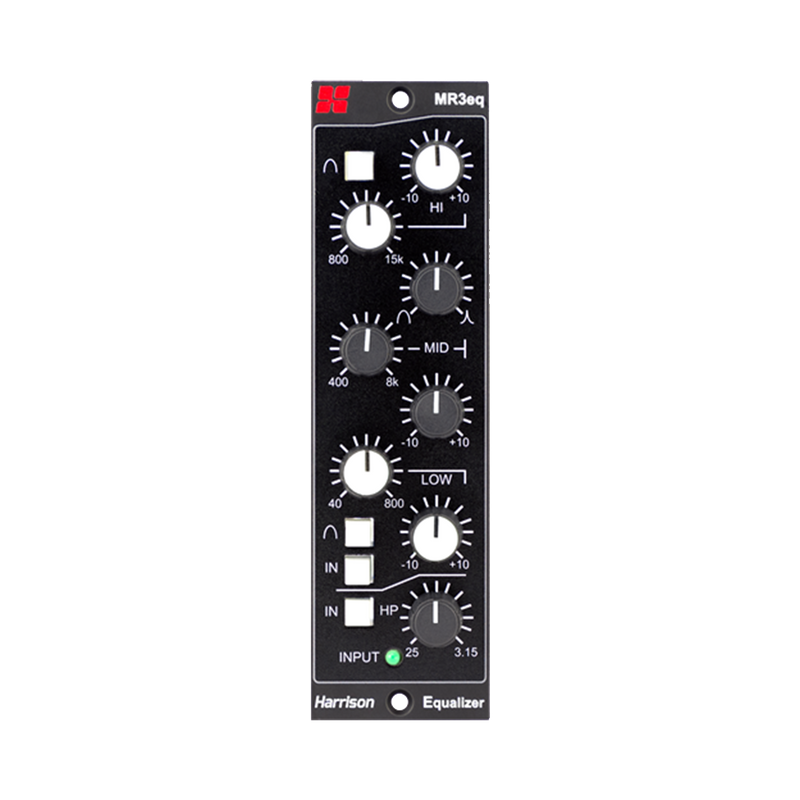 Harrison Audio MR3EQ 500 Series 3-Band Parametric EQ with HP Filters