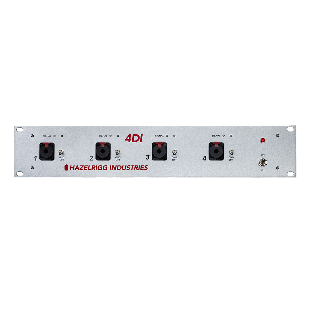 Hazelrigg Industries 4 DI Four Channel Vacuum Tube DI Box