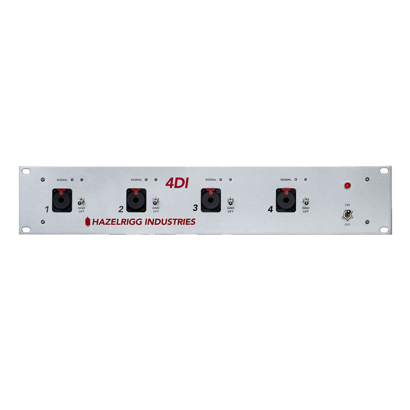 Hazelrigg Industries 4 DI Four Channel Vacuum Tube DI Box