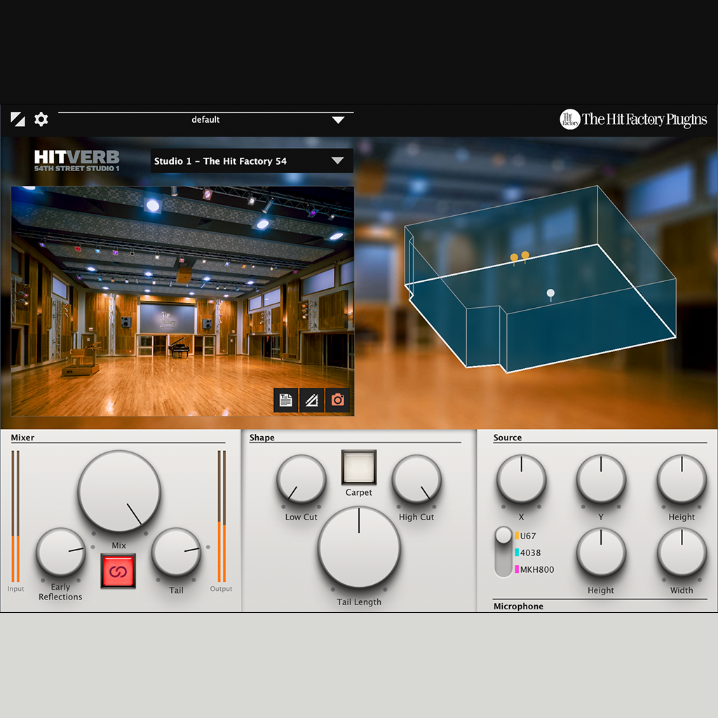 The Hit Factory Plugins HITVERB 54th Street Studio 1