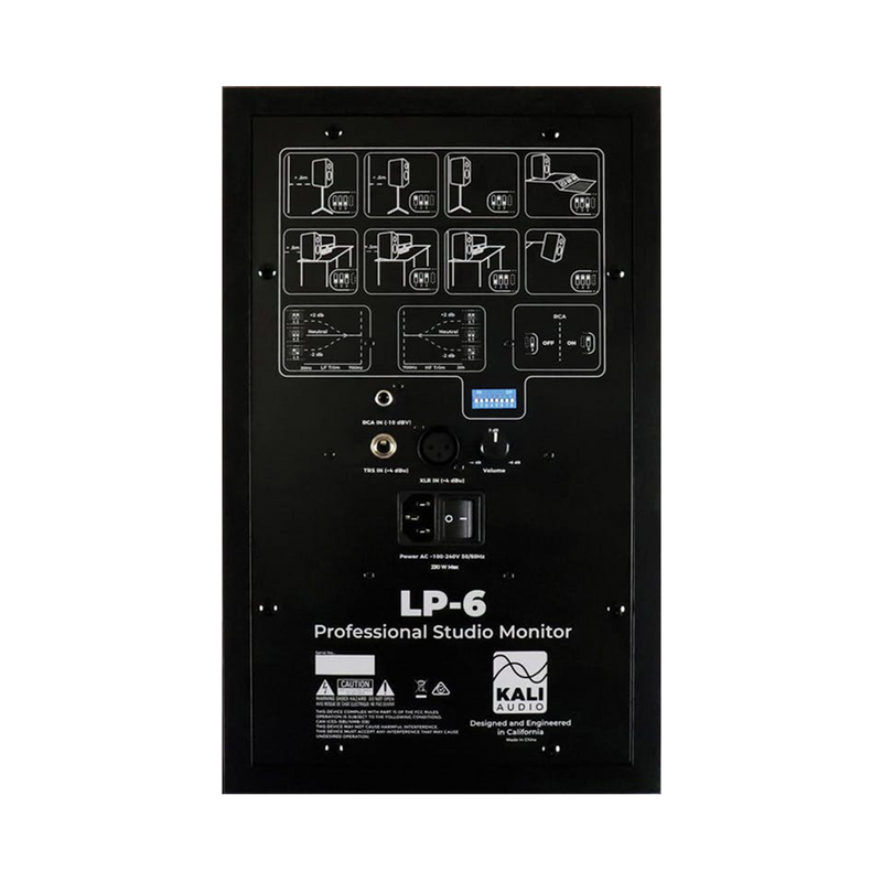 Kali Audio LP-6 2nd Wave MK II - 6" Active Two Way Studio Monitors (PAIR)