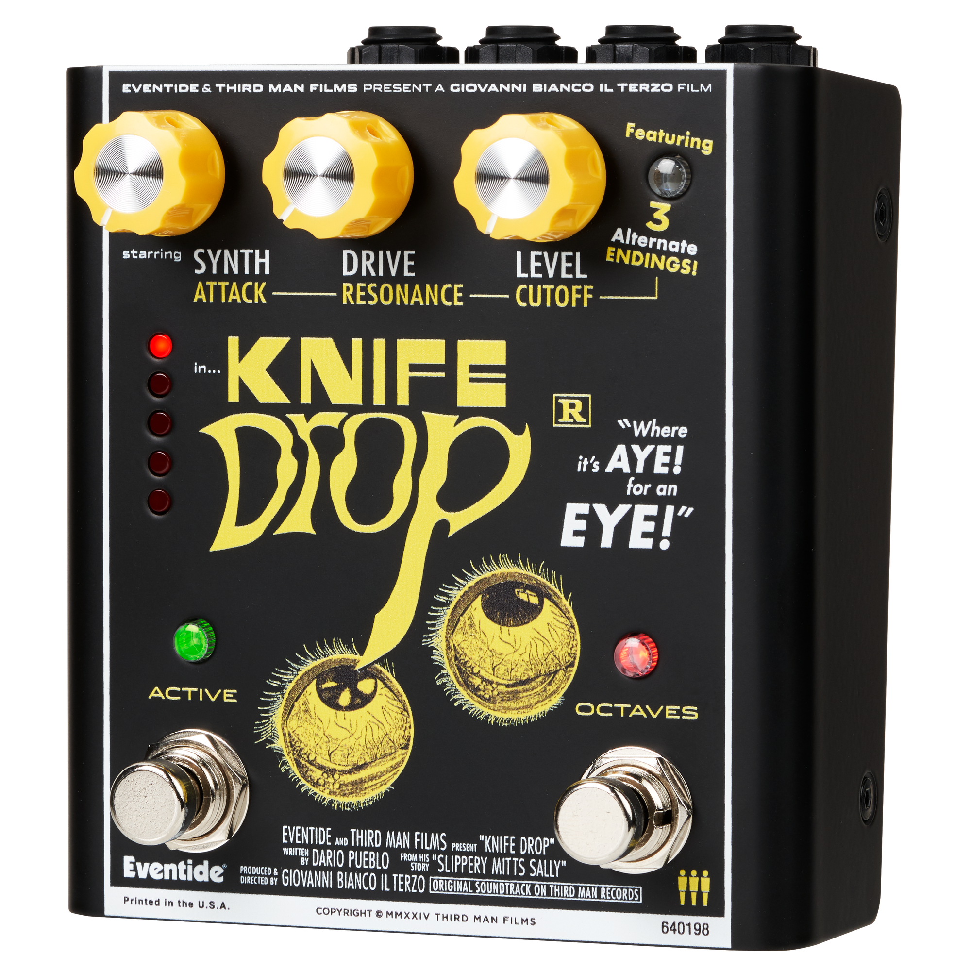 Eventide & Third Man Hardware Knife Drop - Sub Octave Fuzz, Analog Synth Terror