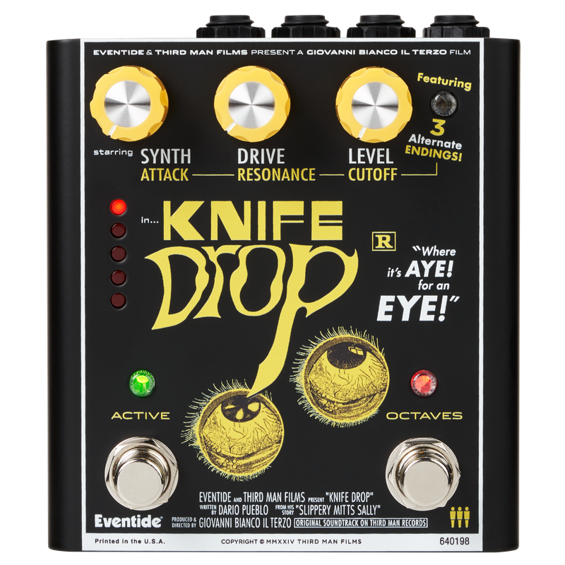 Eventide & Third Man Hardware Knife Drop - Sub Octave Fuzz, Analog Synth Terror