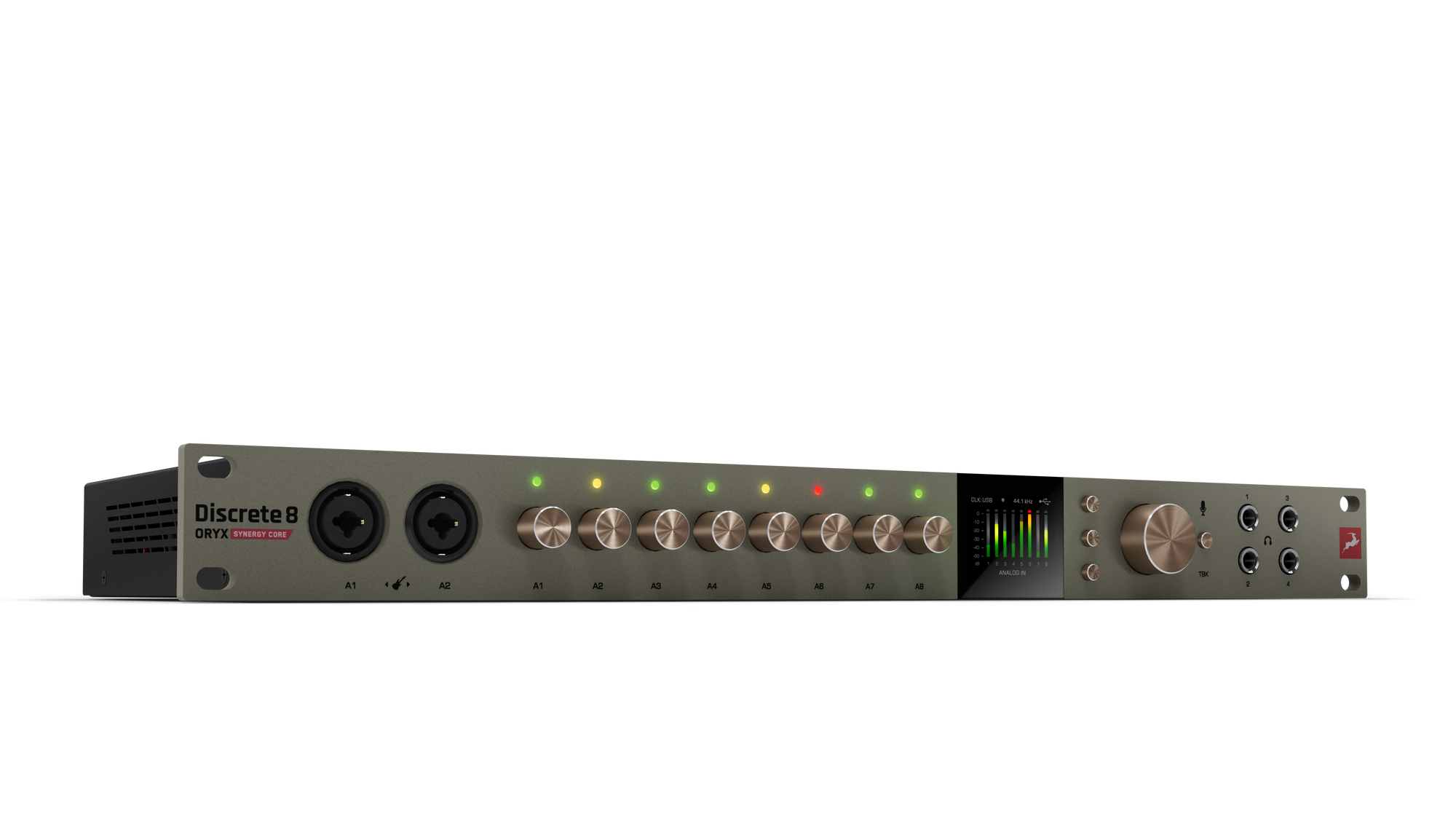 Antelope Audio Discrete 8 Oryx 26×38 USB-C Audio Interface with Synergy Core Real-Time FX Processing